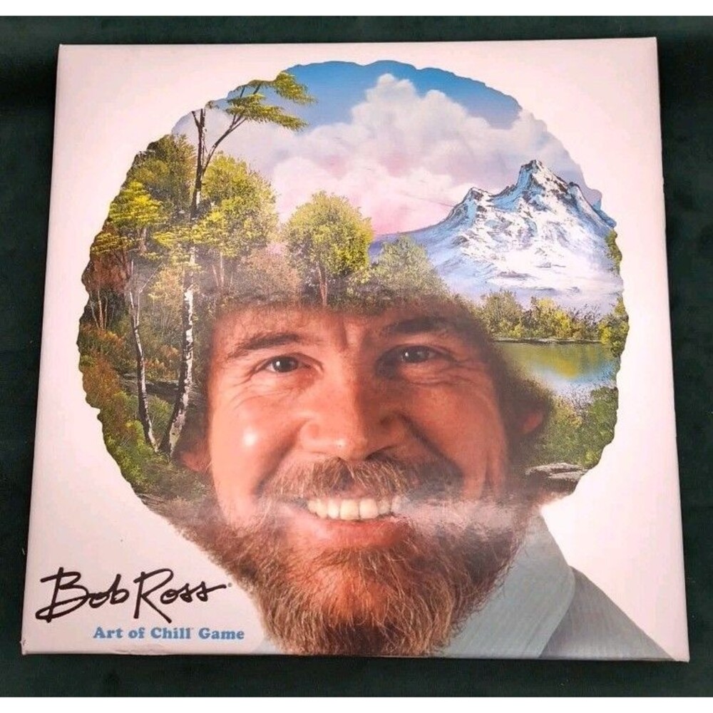 2017 Bob Ross The Art of Chill Board Game New In Open Damaged Box